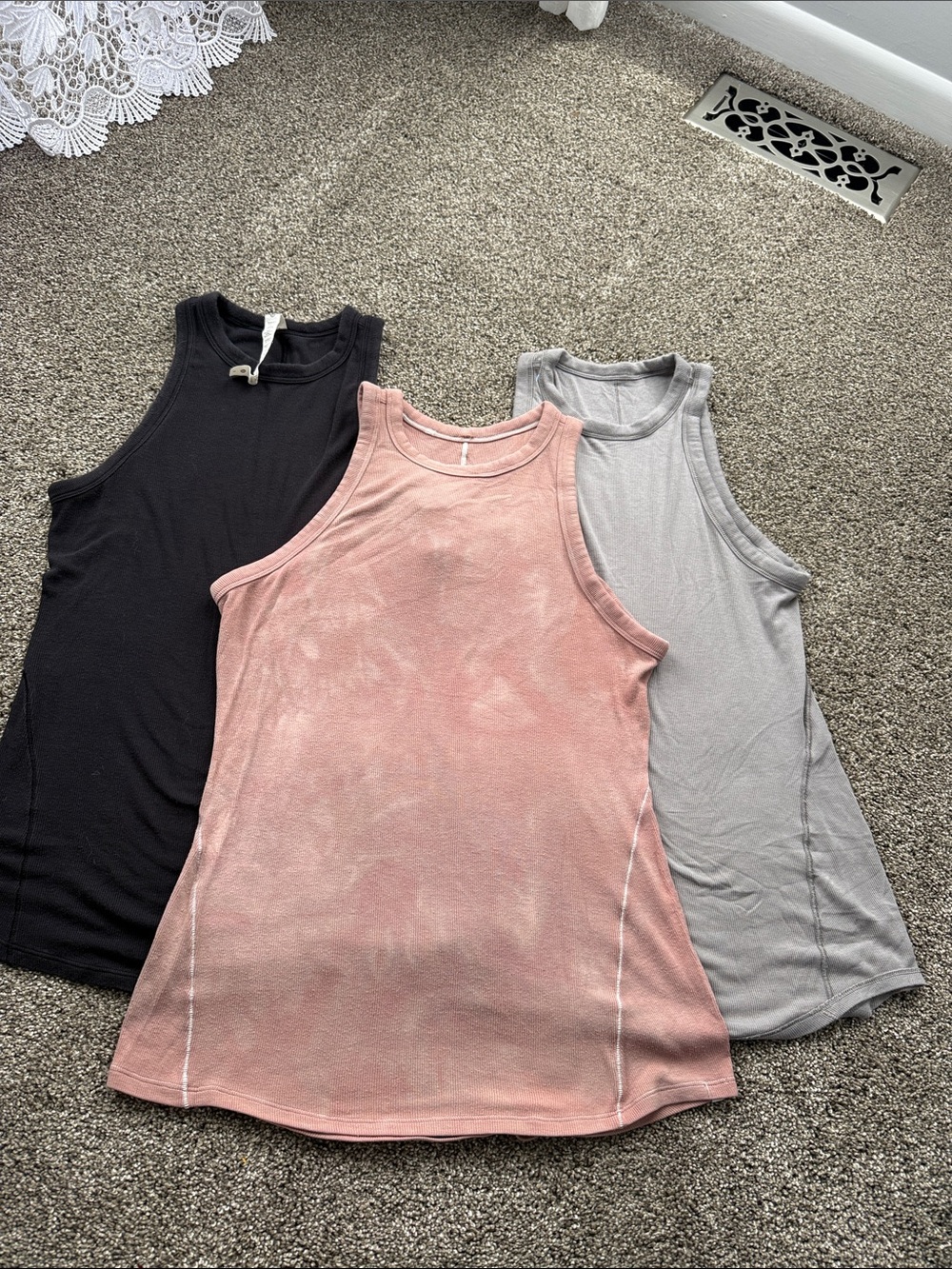 Lululemon Hold Tight Tank Top 3 piece set/bundle